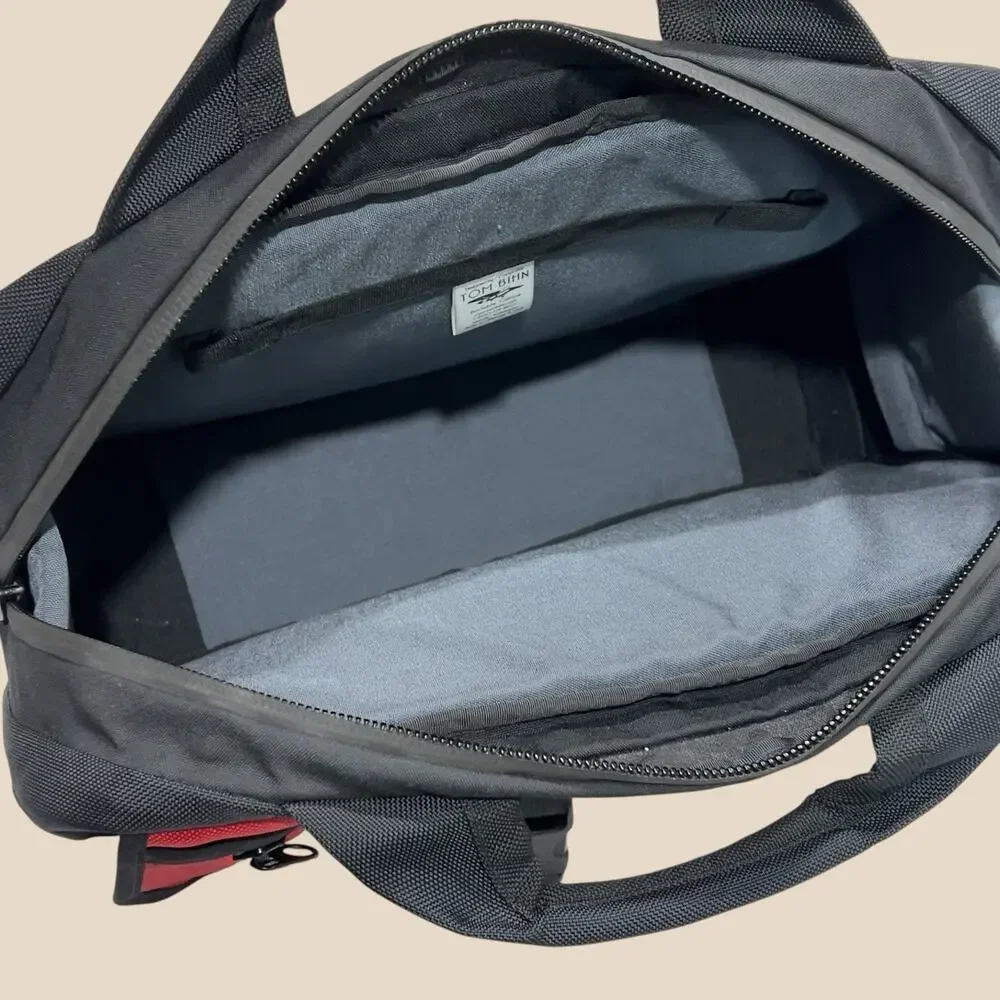 Tom Bihn Zephyr Travel Bag One Size Black Red Shoulder Messenger- NO STRAP